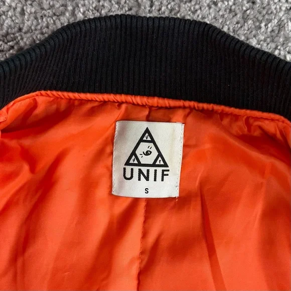 UNIF x Urban Outfitter Exclusive “WhaTever” Women’s Size: Small - Bomber Jacket - Picture 5 of 12